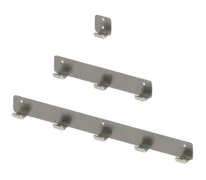 Coat rack with single hook cod. AR0589 in stainless steel AISI 304