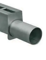 Applicazione di solo scarico su canaletta a fessura.