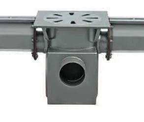 Particolare pozzetto a doppio innesto