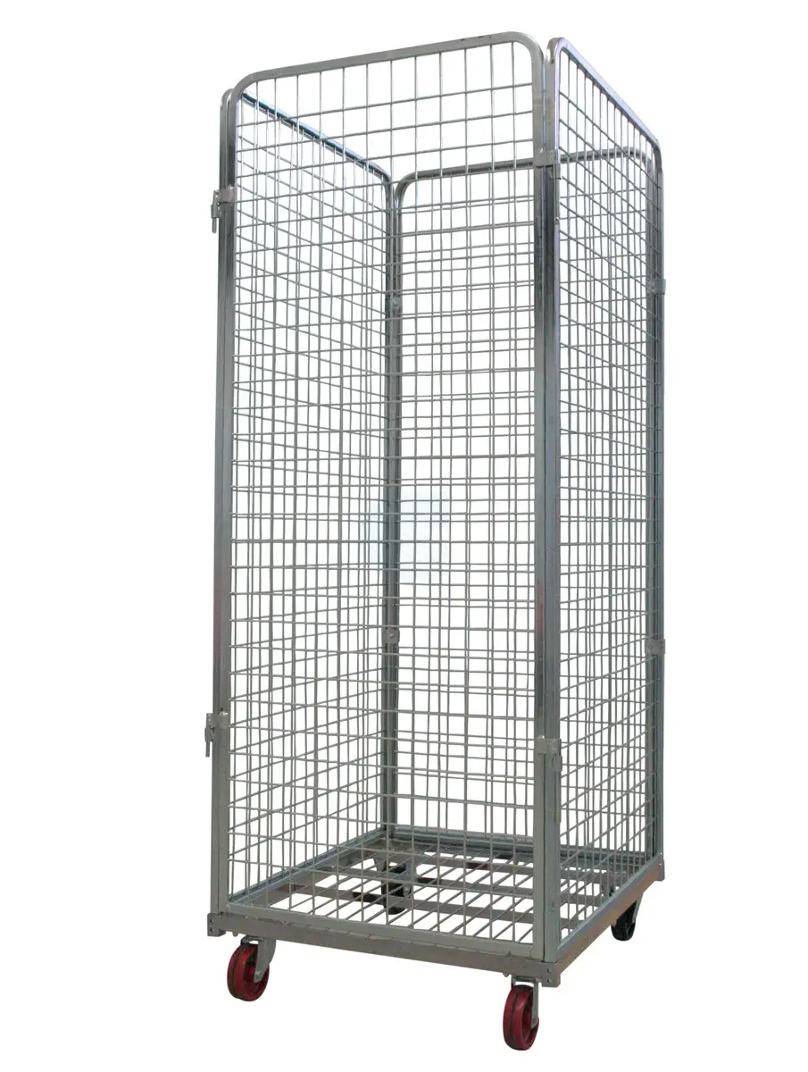 Stainless steel mesh trolley