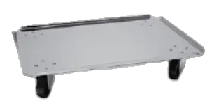 Low stainless steel trolley