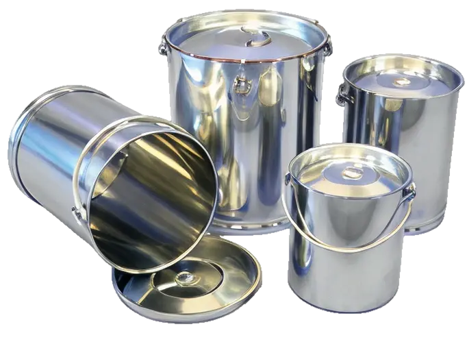 Contenitori con maniglia ad arco AISI 316