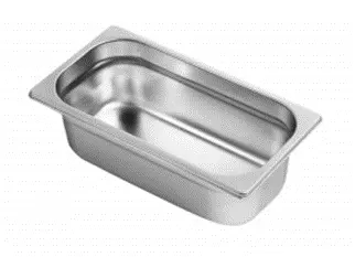 Contenitori rettangolari in acciaio inox