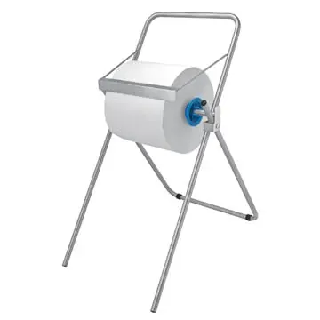 Porta rotolo inox a terra