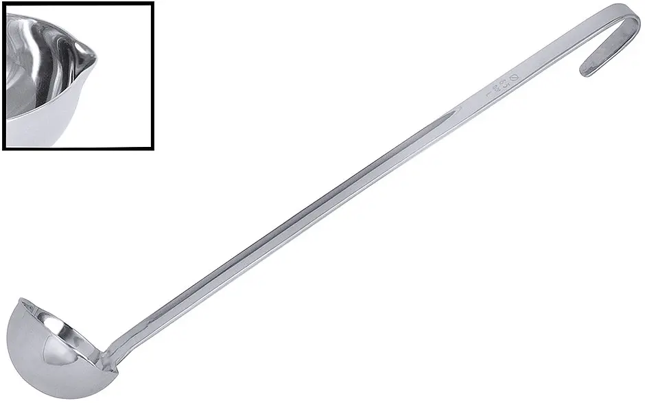 Mestolo inox con beccuccio