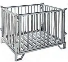 Foldable cage pallet
