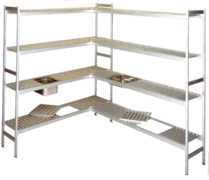 Scaffalatura in acciaio inox