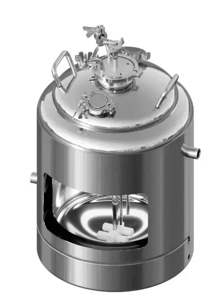 Serbatoio con agitatore a trascinamento magnetico 20 Lt PED