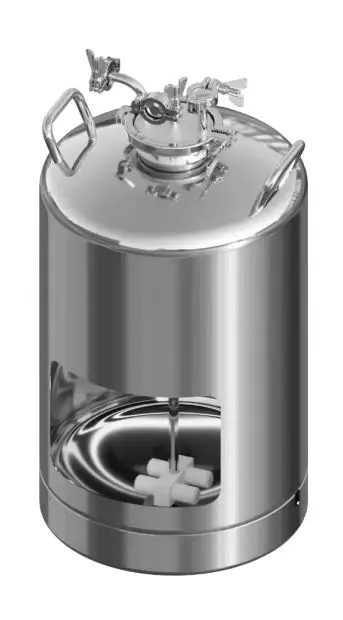 Serbatoio con agitatore a trascinamento magnetico 60 Lt