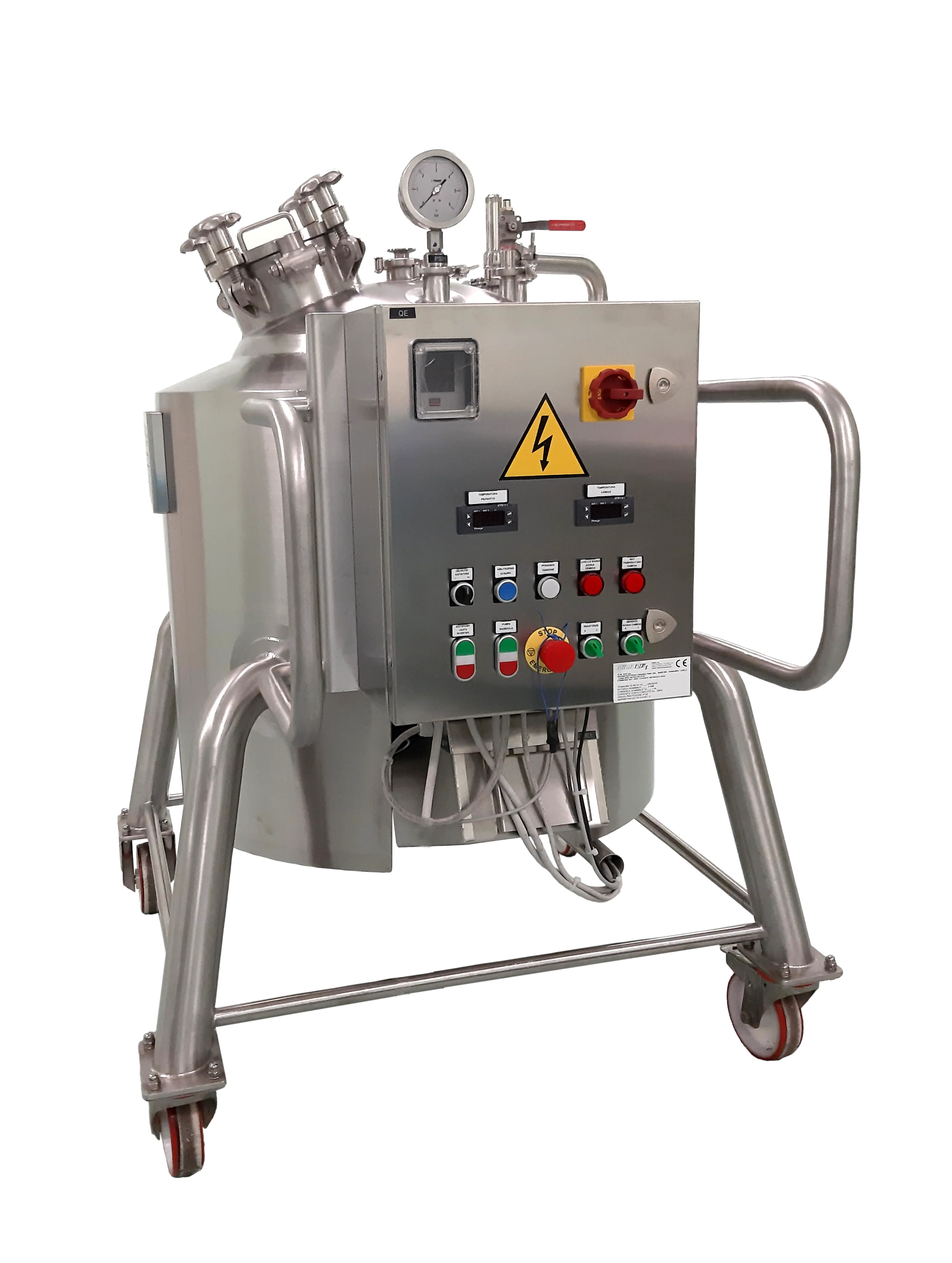 Serbatoi di processo in acciaio inox