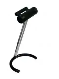 Freestanding stainless steel stool