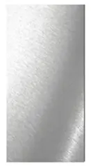 Stainless steel mirror AISI 304 made with flat sheet for wall gluing, rounded corners