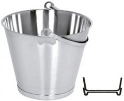 Secchio inox AISI 316 con base rinforzata