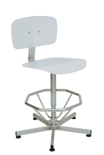 Stainless steel stool model ISN 32 SS