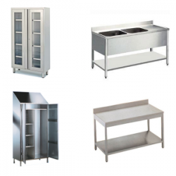 Stainless steel furnishings