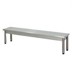 Benches in stainless steel